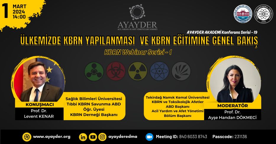 Türkiye'de KBRN Yapılanması ve KBRN Eğitimine Genel Bakış