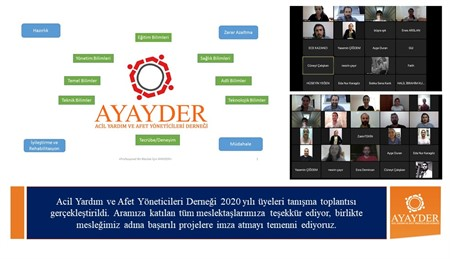 AYAYDER 2020 Üyeleri Tanışma Toplantısı Gerçekleştirildi
