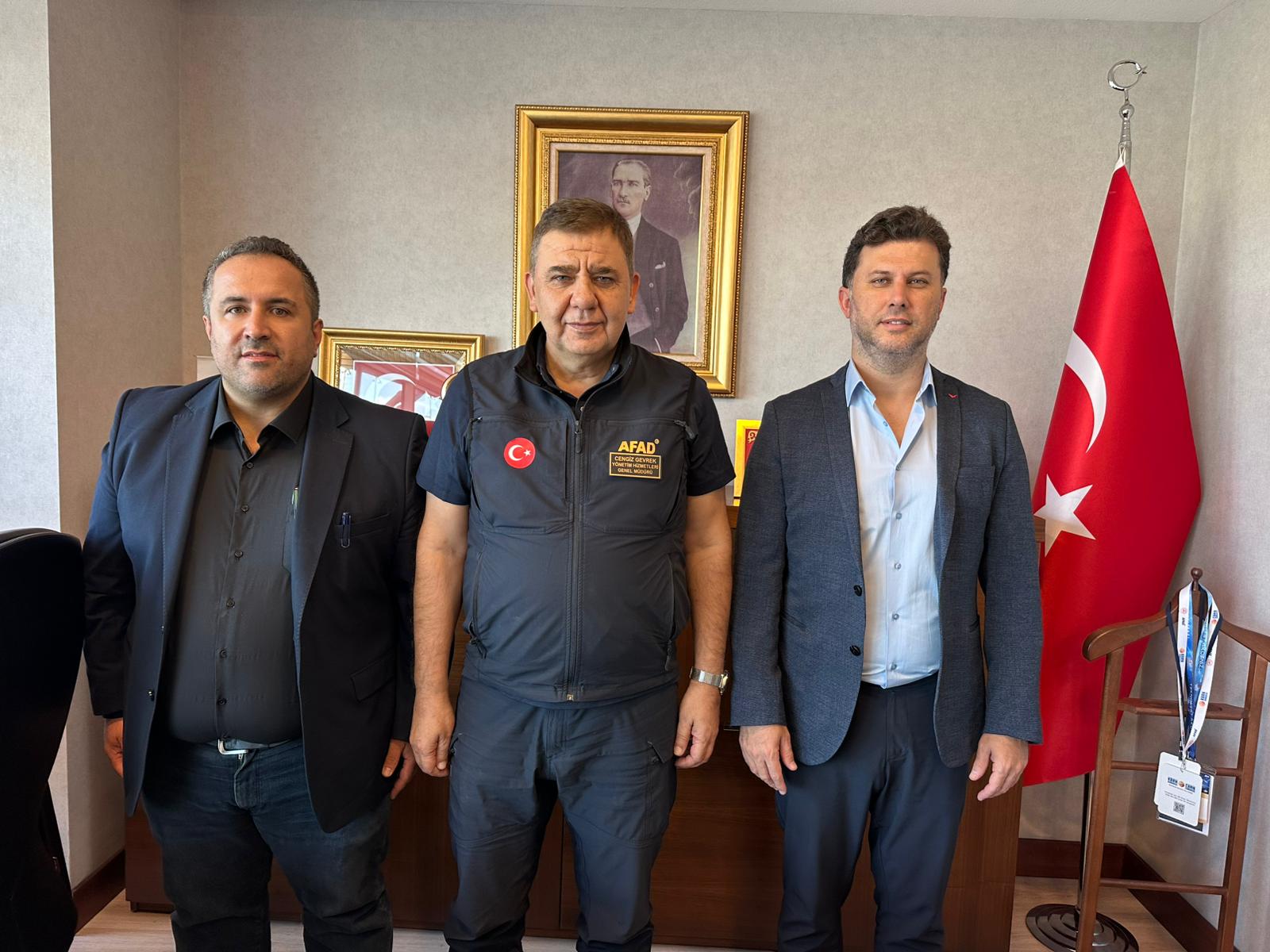 AFAD Yönetimi Hizmetleri Genel Müdürü Cengiz GEVREK'i Ziyaret Ettik