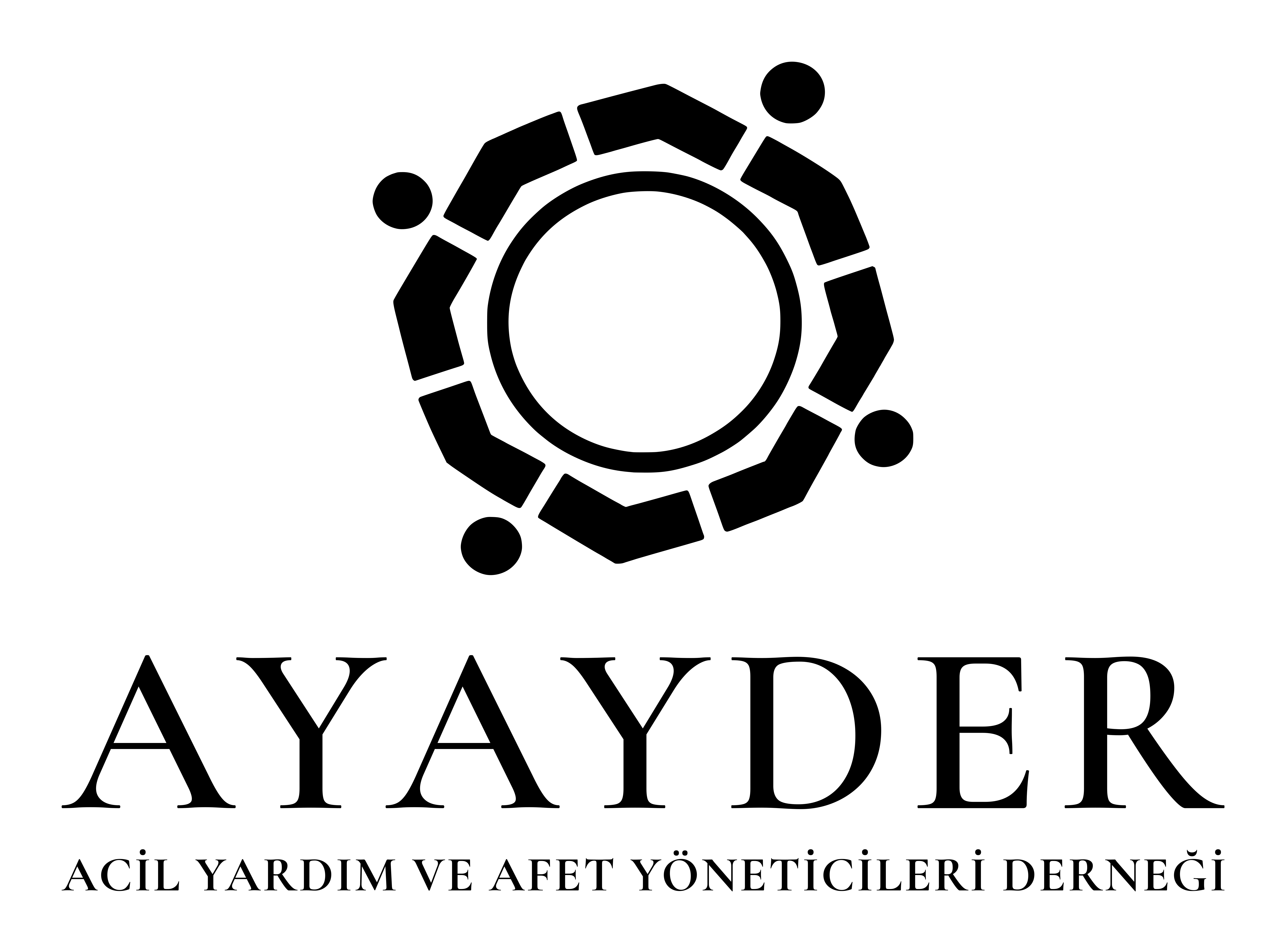 Türkçe Dikey Siyah Renk (PNG)